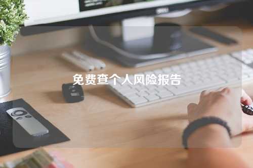 免费查个人风险报告