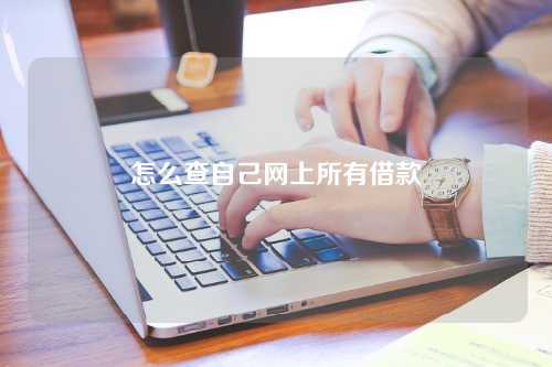 怎么查自己网上所有借款