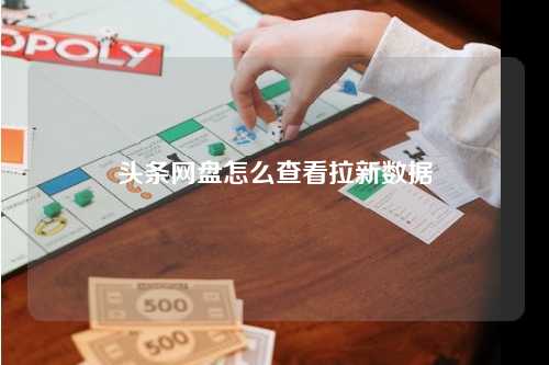 头条网盘怎么查看拉新数据