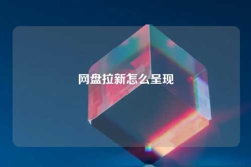 网盘拉新怎么呈现
